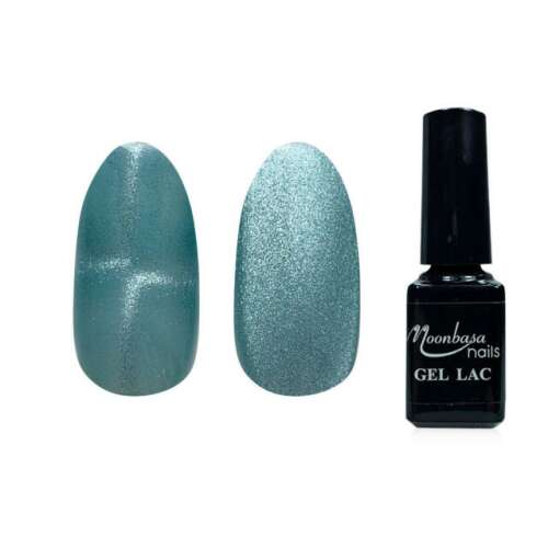 Moonbasa Nails Flash Tiger eye géllakk 5ml #542 Omur, türkiz zöld színű, géllakk üveg és köröm minták - Nono