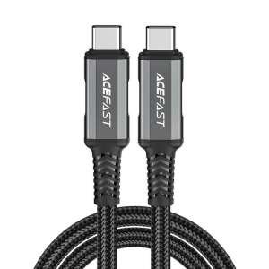 Acefast C1-09 USB-C - USB-C kábel, 48W, 1m fekete-szürke - Adatkábel