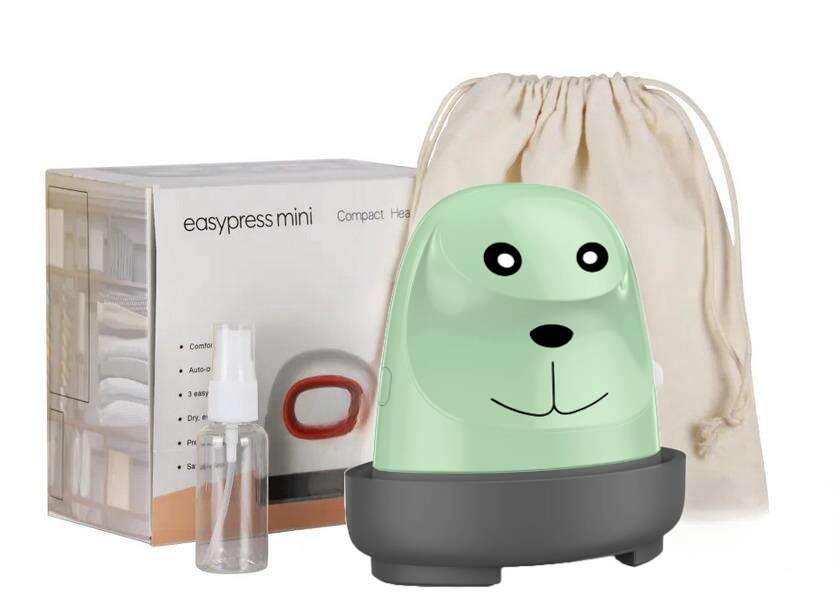 Mini Heat Press, Multifunctional, Portable, for Clothes, T-shirts and Various Objects, with Heat Transfer, 250 W, with Storage Bag and Accessories, Puppy Model