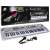 MQ-824USB 54-key electronic keyboard with microphone, white, in box