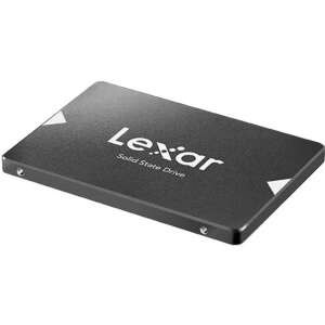 Lexar NS100 1TB 2,5 hüvelykes SSD, szürke, ferde nézet - Lexar