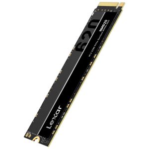 Szögletes nézet a Lexar NM620 1TB PCIe Gen3x4 NVMe SSD-ről - Lexar