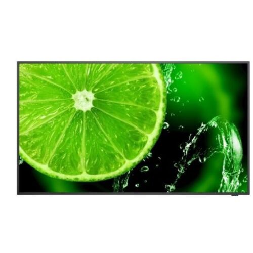 NEC MultiSync E558 élénk lime képet megjelenítve, 55 hüvelykes 4K UHD IPS monitor