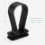 Navaris black oak headphone stand dimensions
