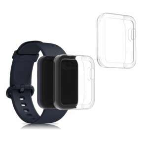 Xiaomi Mi Watch Lite / Redmi Watch 2-pak przezroczysty silikonowy futerał TPU, osłona ochronna dla smartwatch - Etui do inteligentnych zegarków