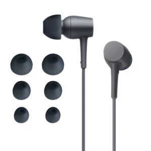 Kwmobile gray silicone earbud replacement tips and headphones - Headset Accessory