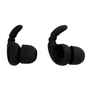Kwmobile black silicone earbud covers for headphones - Headset Accessory