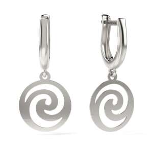 Silver earrings with a spiral design, model 10 - Women's Earring