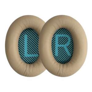 Pernițe de urechi de schimb pentru căștile Bose Soundlink Around-Ear Wireless II, bej, piele ecologică - Accesorii pentru căști