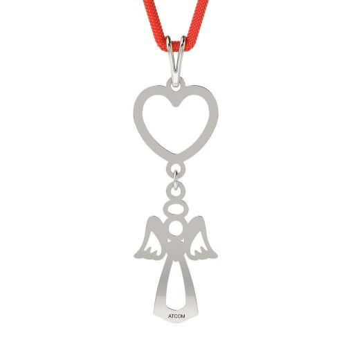 Pandantiv din argint cu snur rosu model 71 118731498