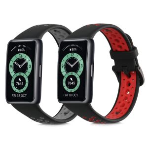 Kwmobile Huawei Band 6 силиконови резервни каишки на китката - Каишка за умен часовник