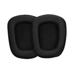 Pernițe de urechi de schimb pentru căști Logitech G933/G633, negru, piele ecologică - Accesorii pentru căști