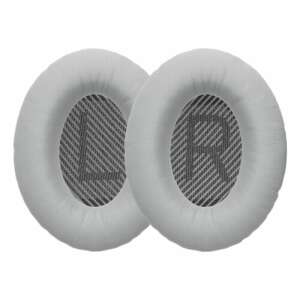 Zastępcze nauszniki do słuchawek Bose QuietComfort 35/QC35 Wireless II, szary, skóra ekologiczna - Zestaw słuchawkowy