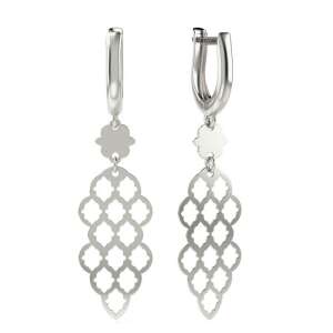 Cercei din argint model 62, argint 925, cercei cu picături, design geometric, cercei delicati - Accesorii pentru femei