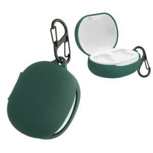 Green silicone case with carabiner for Anker Soundcore Life P3 earbuds - Headset Accessory