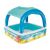 Bestway Inflatable Pool with Canopy, 140 x 140 x 114 cm 35484815