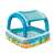 Bestway Inflatable Kids Pool with Sunshade - Angled View