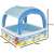 Bestway Inflatable Kids Pool with Sunshade - Dimensions