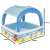 Bestway Inflatable Kids Pool with Sunshade - Dimensions