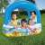 Kids enjoying Bestway Inflatable Pool with Sunshade