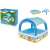 Bestway Inflatable Kids Pool with Sunshade - Collage with Packaging
