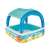 Bestway Inflatable Kiddie Pool with Sunshade - Summer Fun for Toddlers