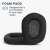 Replacement ear pads for Logitech G733 headset, black, soft, comfortable, foam pads