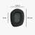 Pernițe de schimb pentru căști Logitech G733, negre, moi, confortabile, 8,3 cm x 10,2 cm