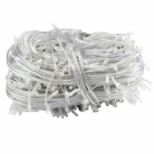 5m LED Fényfüzér, 50 Hideg Fehér LED, Elemes működés