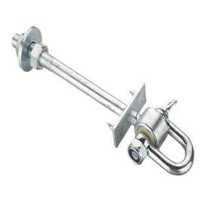 Șurub pentru leagăn M12x140 mm cu cârlig pivotant și placă de montare - Fixator