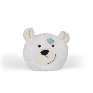 Front view of Gruenspecht Polar Bear cherry pit heat pad - Cold-warm therapy