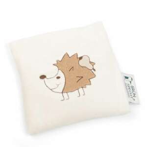 Grunspecht Thermal BIO colic pillow with flax seeds and removable cover, hedgehog design - Cold-warm therapy