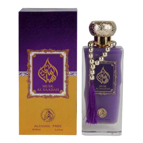Indiai alkoholmentes parfüm, Unisex, Musk Al Saadah by Al-Fakhr Eau de Parfum, 100 ml
