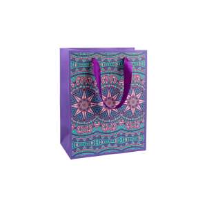 Chrysalis purple mandala gift bag, 18 x 23 x 10 cm - Art & Craft