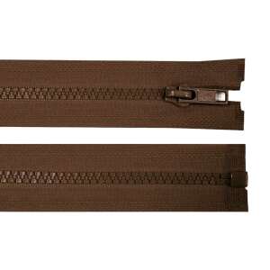 Chrysalis 65 cm chocolate brown detachable plastic zipper - Art & Craft