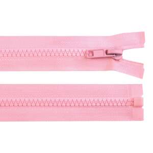 Light pink 65 cm Chrysalis zipper, 5 mm teeth, 3.2 cm wide, removable, self-locking slider - Art & Craft