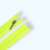 70 cm neon yellow zipper with decorative slider