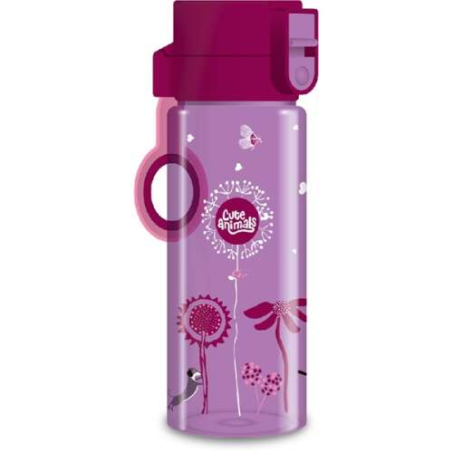 Ars Una Cute Animals-puppy 500ml Wasserflasche mit lila Design