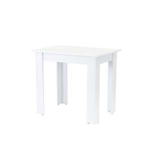 Masă de dining Yorki Standard, alb, 86x60 cm - Mobilier pentru sufragerie