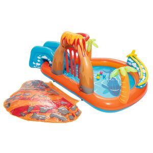 Bestway Lava Lagoon Inflatable Pool with Slide and Ball Pit - Bestway