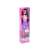 Hosszú fekete hajú anily baba rózsaszín-lila kisruhában (30 cm) 35485705}