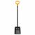 Fiskars Solid Metal shovel with straight handle 94324649