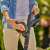 Close-up of Gardena EasyWeed 1800/18V P4A cordless weed remover handle with controls