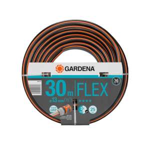 Gardena Comfort FLEX 30m 13mm (1/2) tömlő, fekete és narancssárga, csomagolt - Gardena