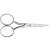 DUE CIGNI 11.5 cm nickel-plated steel scissors