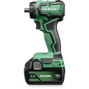 HiKOKI 18V akumulatorowa wiertarko-wkrętarka z 2 x 5,0Ah akumulatorami, momentem obrotowym 26/55Nm, uchwytem 1,3kg i 3 głowicami - HiKOKI Wiertarka i śrubokręt