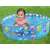 Copil în piscina pentru copii cu pereți rigizi Bestway 55028 pe iarbă
