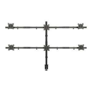 SBOX LCD-352/6-2 Négy monitoros asztali tartó - Sbox