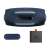 JBL Xtreme 4 Bluetooth speaker in blue color, bottom view with charging port and battery
