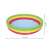 Bestway inflatable kiddie pool with three colorful rings, 152 cm diameter and 30 cm height